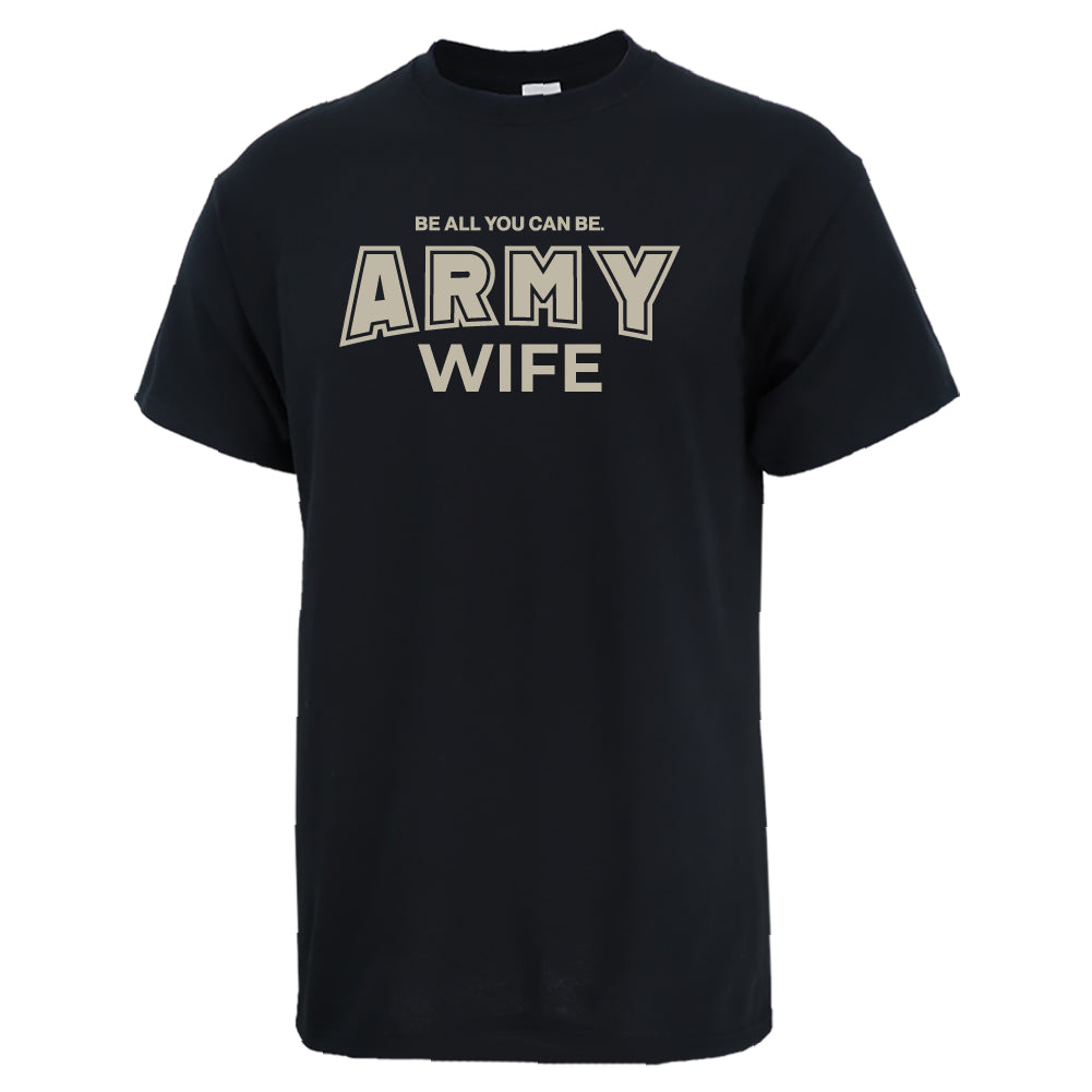 Army Wife T-Shirt (Black)