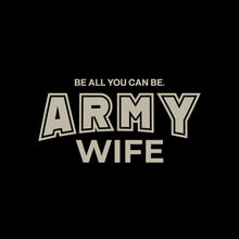 Load image into Gallery viewer, Army Wife Ladies T-Shirt (Black)