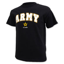 Load image into Gallery viewer, Army Youth Arch Star T-Shirt (Black)