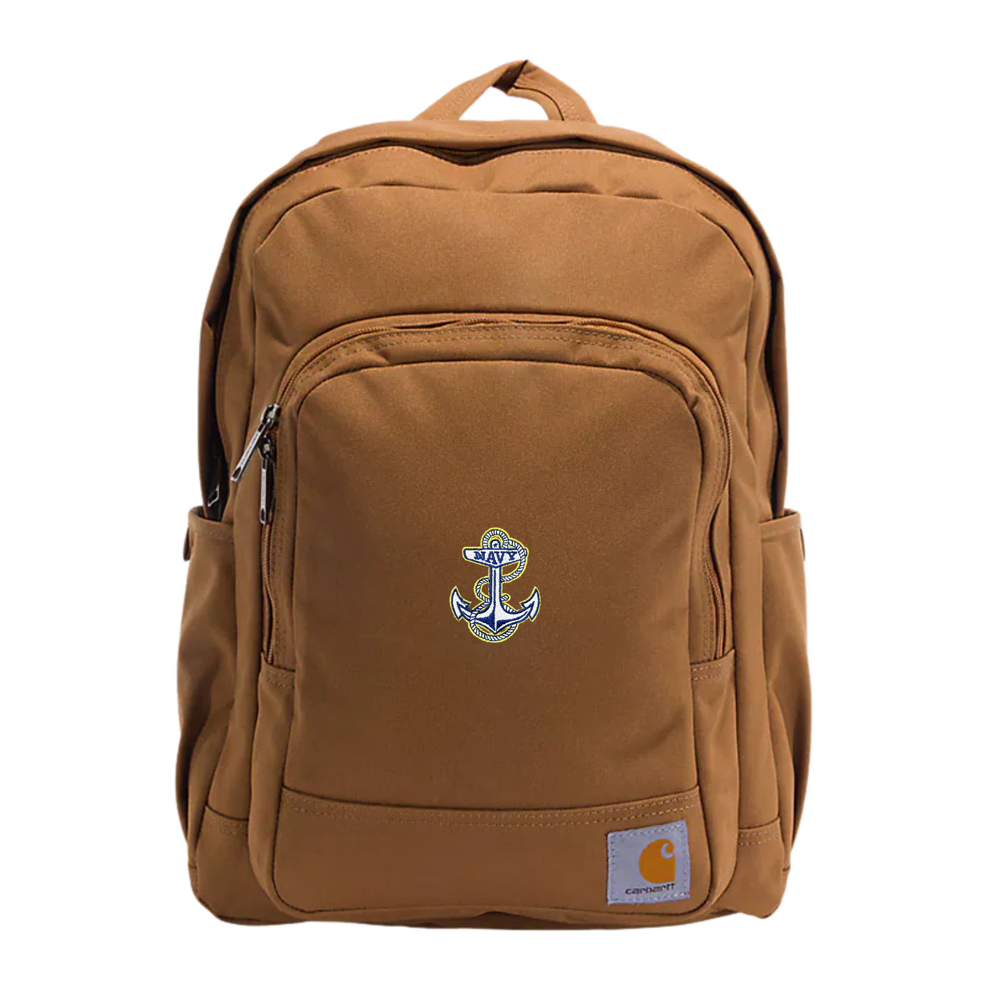 Navy Carhartt Classic Laptop Bag (Brown)