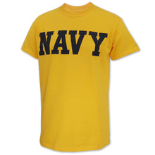 Load image into Gallery viewer, Navy Core T-Shirt (Gold)