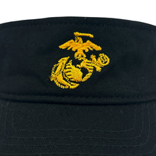 Load image into Gallery viewer, USMC EGA Visor (Black)