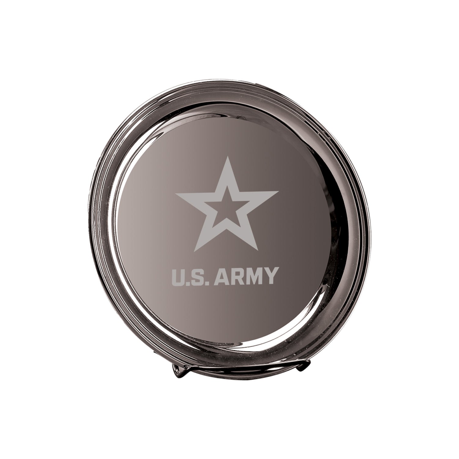 Army Star 8" Silver Plated Commemorative Tray*