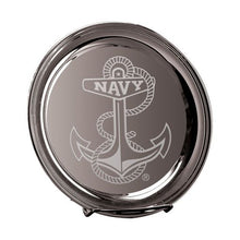 Load image into Gallery viewer, Navy Anchor 10&quot; Silver Plated Commemorative Tray*