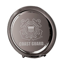 Load image into Gallery viewer, Coast Guard Seal 10&quot; Silver Plated Commemorative Tray*