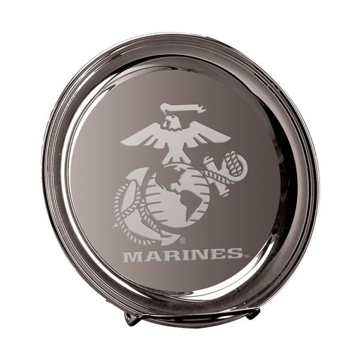 Marines EGA 10" Silver Plated Commemorative Tray*