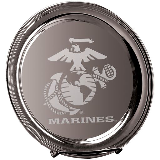 Marines EGA 12" Silver Plated Commemorative Tray*