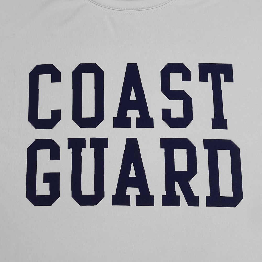 Coast Guard Block Performance T-Shirt (Silver)