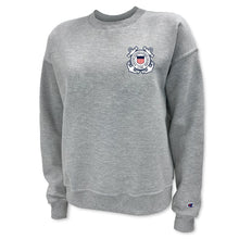 Load image into Gallery viewer, Coast Guard Seal Ladies Champion Crewneck