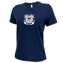 Load image into Gallery viewer, Coast Guard Ladies Seal Logo T-Shirt