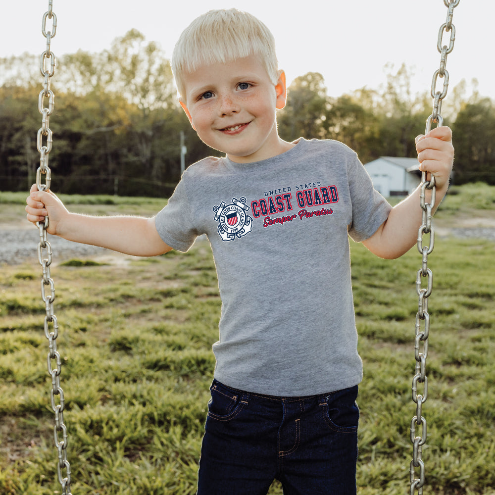 Coast Guard Toddler Full Chest T-Shirt