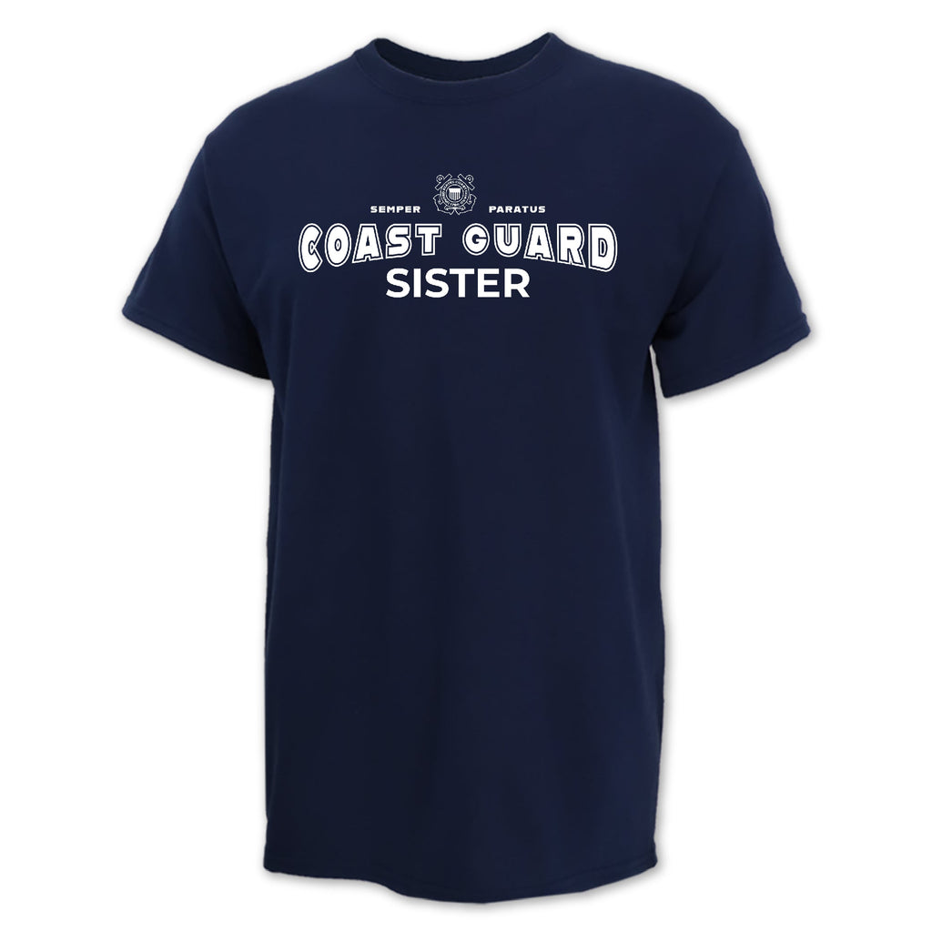 Coast Guard Sister T-Shirt (Navy)