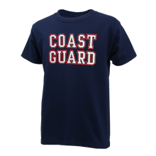 Load image into Gallery viewer, Coast Guard Youth Bold Core T-Shirt (Navy)