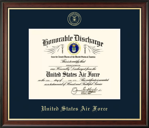 U.S. Air Force Honorable Discharge Certificate Frame (11x8.5)*