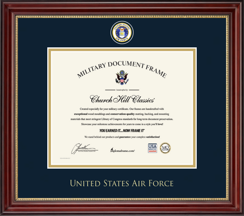 U.S. Air Force Masterpiece Medallion Certificate Frame (Horizontal)*