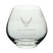 Load image into Gallery viewer, Air Force Wings Set of Two 15oz British Gin Glasses (Clear)*