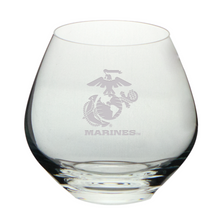 Load image into Gallery viewer, Marines EGA Set of Two 15oz British Gin Glasses (Clear)*