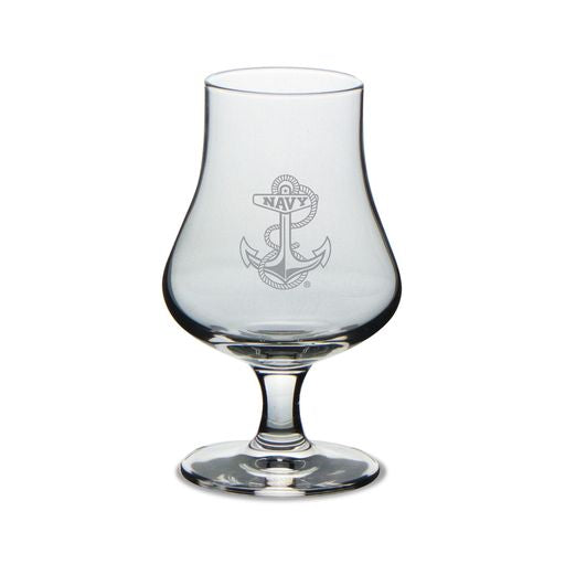 Navy Anchor 6.5oz Classic Whiskey Glass*