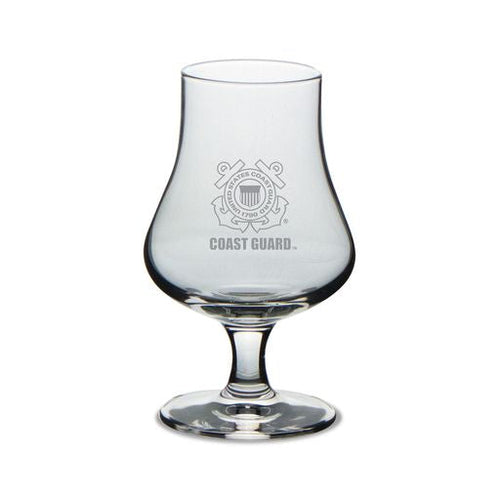 Coast Guard Seal 6.5oz Classic Whiskey Glass*