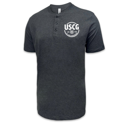 Coast Guard Retired Mens Henley T-Shirt