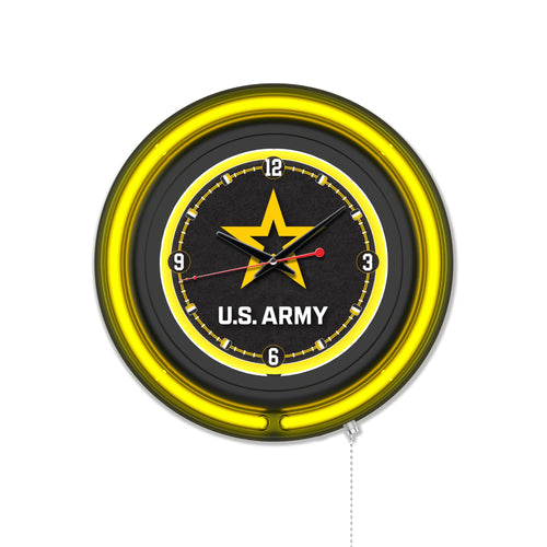 United States Army Double Neon Wall Clock*