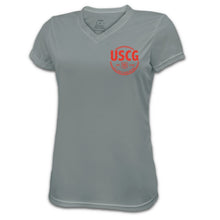 Load image into Gallery viewer, Coast Guard Ladies Retired Performance T-Shirt