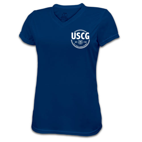 Coast Guard Ladies Retired Performance T-Shirt