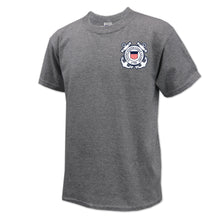 Load image into Gallery viewer, Coast Guard Seal Youth Left Chest T-Shirt