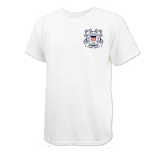 Load image into Gallery viewer, Coast Guard Seal Youth Left Chest T-Shirt