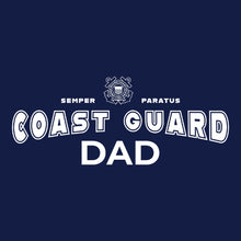 Load image into Gallery viewer, Coast Guard Dad T-Shirt (Navy)