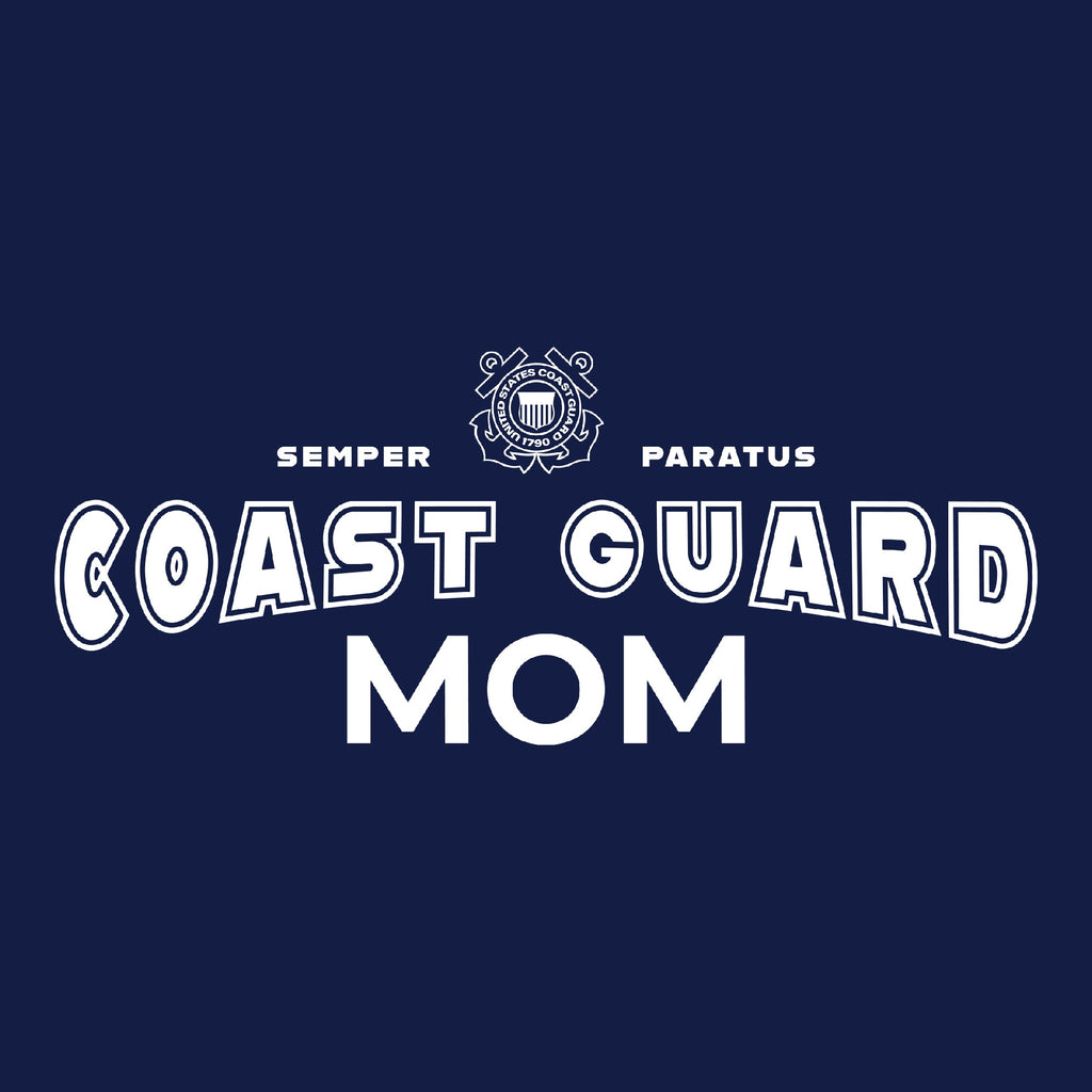 Coast Guard Mom T-Shirt (Navy)