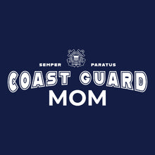 Load image into Gallery viewer, Coast Guard Mom Ladies T-Shirt (Navy)