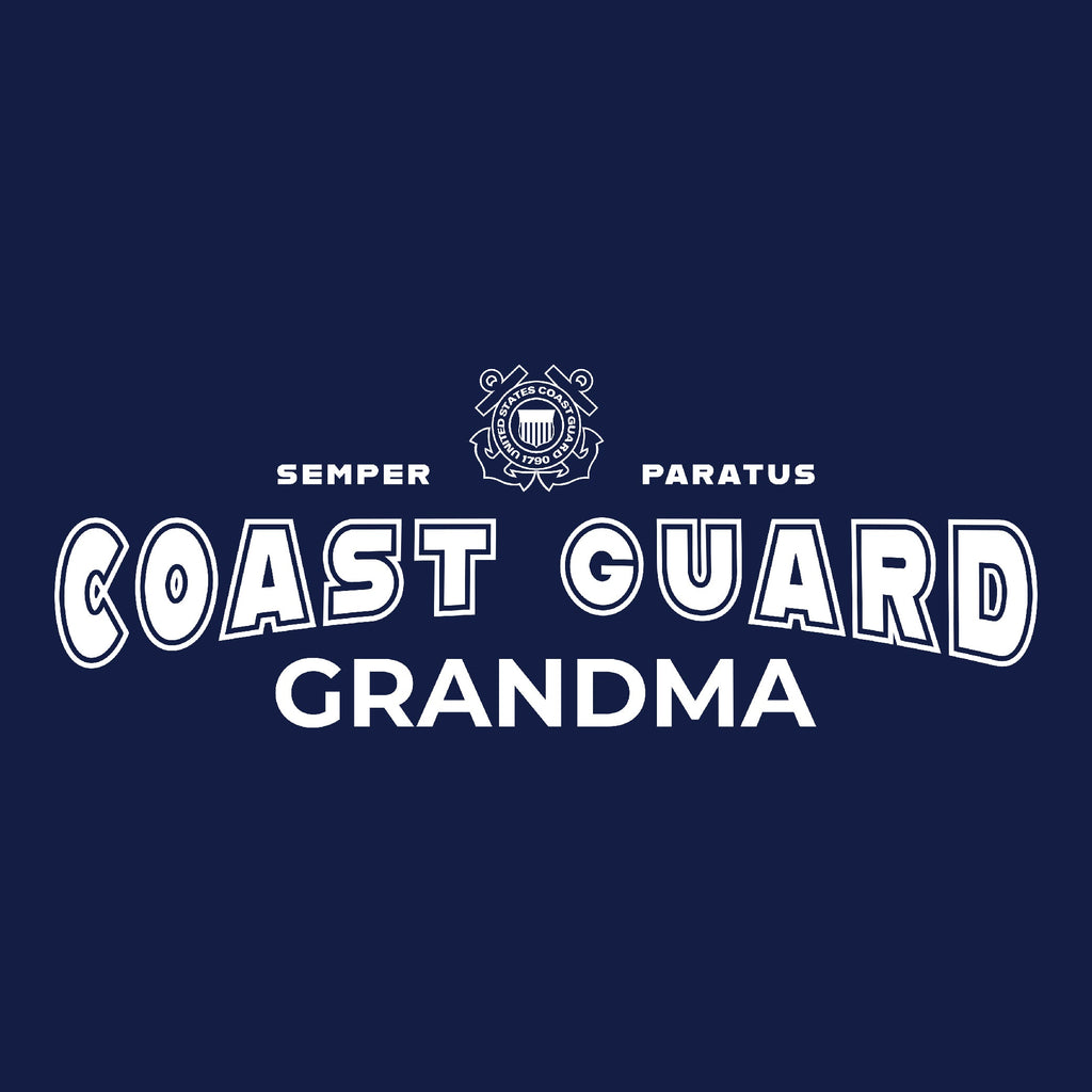 Coast Guard Grandma T-Shirt (Navy)