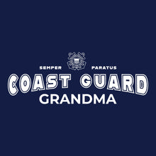 Load image into Gallery viewer, Coast Guard Grandma T-Shirt (Navy)