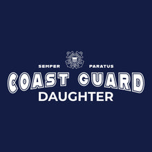 Load image into Gallery viewer, Coast Guard Daughter T-Shirt (Navy)