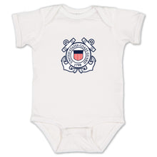 Load image into Gallery viewer, Coast Guard Seal Logo Infant Romper