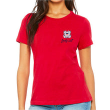 Load image into Gallery viewer, Coast Guard Lady Vet Left Chest Logo Ladies T-Shirt