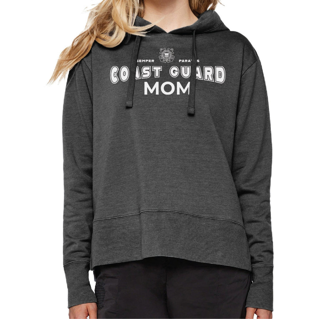 Coast Guard Mom Ladies Hood