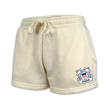 Load image into Gallery viewer, Coast Guard Seal Ladies Fleece Shorts (4 colors available)