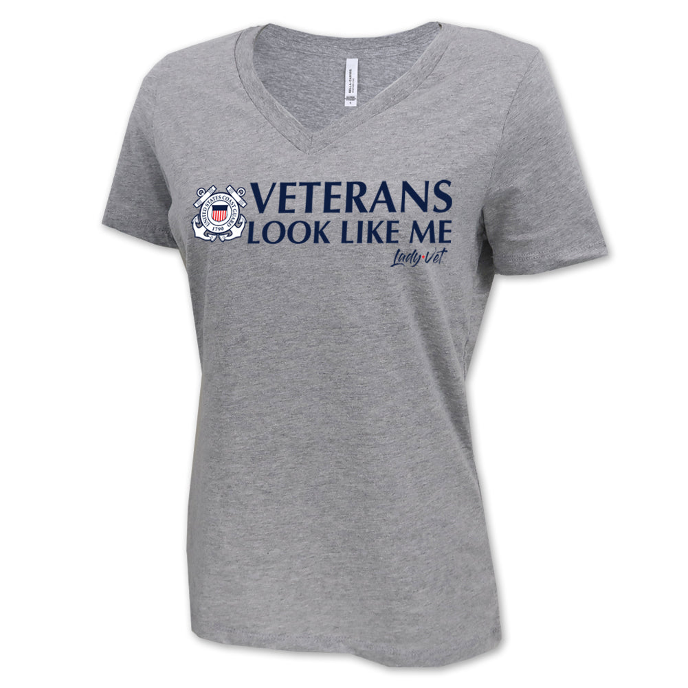 Coast Guard Vet Looks Like Me V-Neck T-Shirt