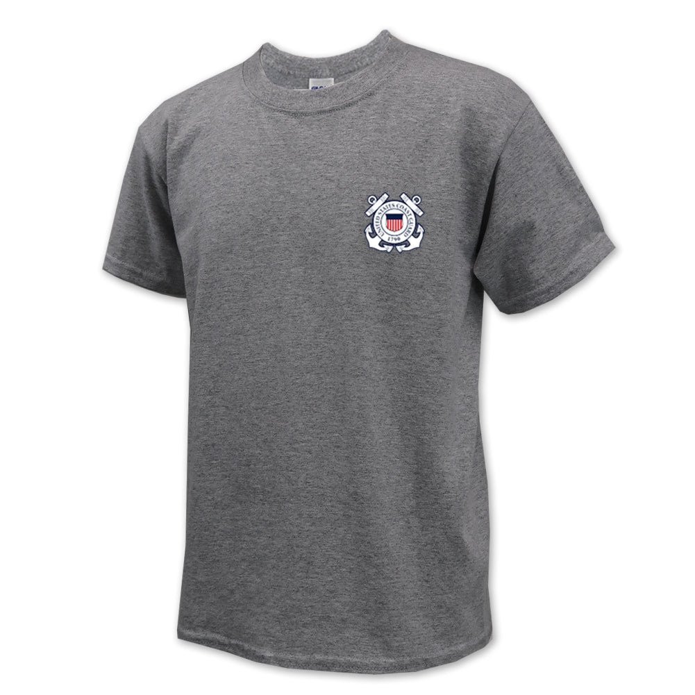 Coast Guard Youth Seal Left Chest Logo T