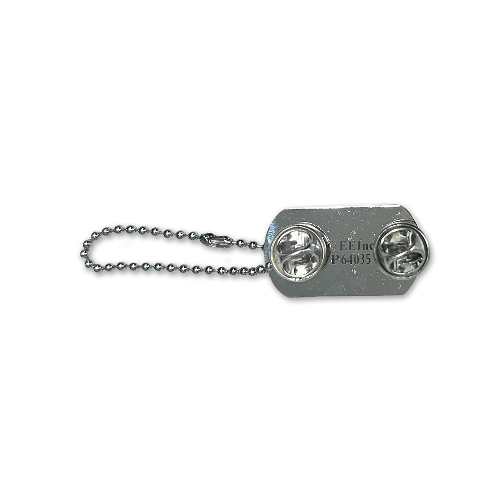 USMC Dad Dog Tag Lapel Pin