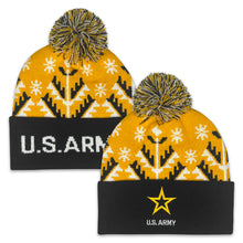 Load image into Gallery viewer, Army Star Knit Pom Beanie