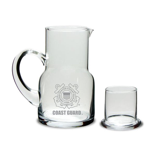 Coast Guard Seal 28oz Executive Water Carafe*