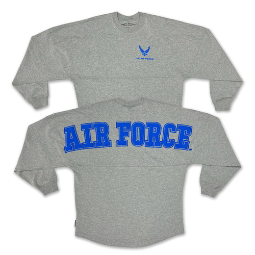 Air Force Wings Original Crew Neck Spirit Jersey (Heather Grey)