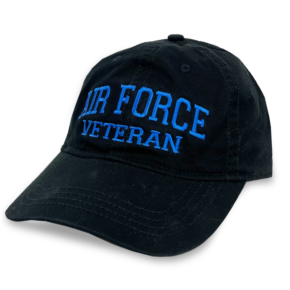 Air Force Veteran Hat Black