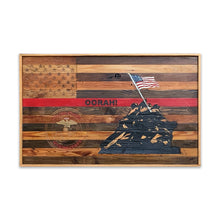 Load image into Gallery viewer, IWO JIMA Barnwood Flag (Large)*