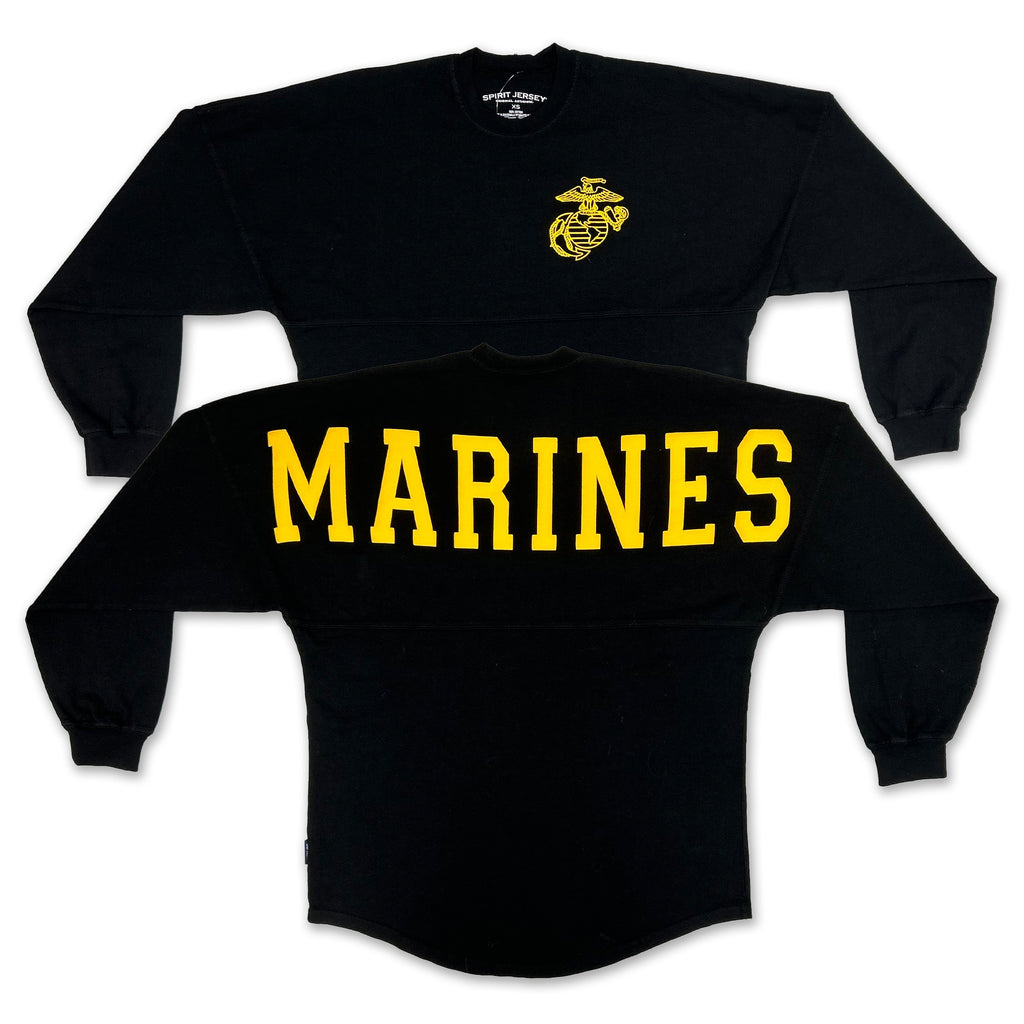 Marines EGA Original Crew Neck Spirit Jersey (Black)