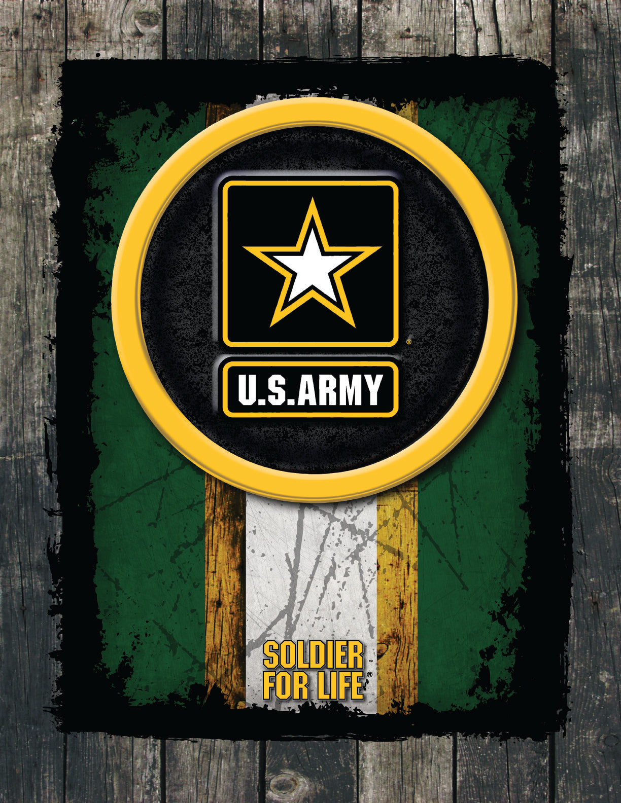 United States Army Distressed Wall Art*