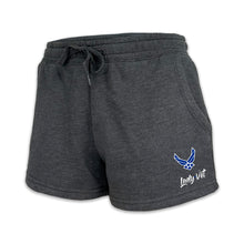 Load image into Gallery viewer, Air Force Lady Vet Ladies Fleece Shorts (4 colors available)